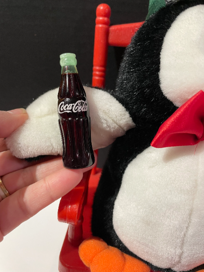 Vintage Coca Cola Penguin in a Rocking Chair