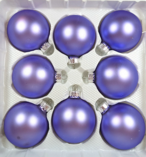 Vintage Purple Christmas Ornaments