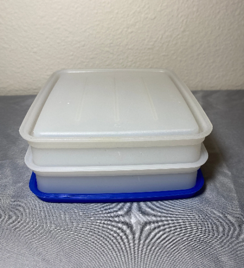 Vintage Tupperware Dog House Stackable Hot Dog Container