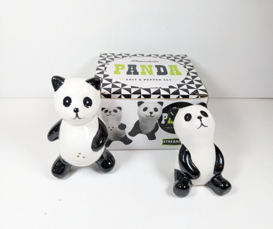 Panda Salt & Pepper Set, Panda Salt and Pepper Shakers