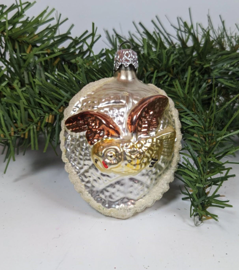 Inge Glas Flying Owl Retired Old World Christmas Ornament