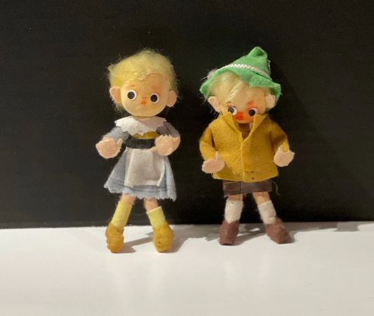 Vintage Felt Dolls