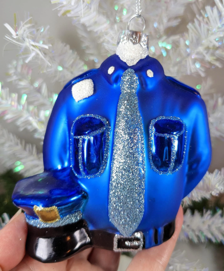 Police Uniform Christmas Ornament