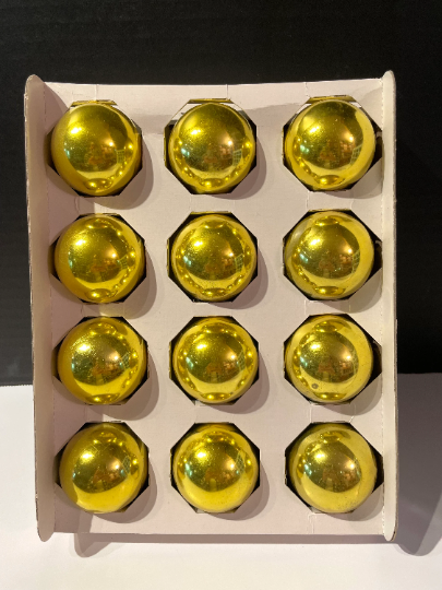 Vintage Holly Christmas Ornaments