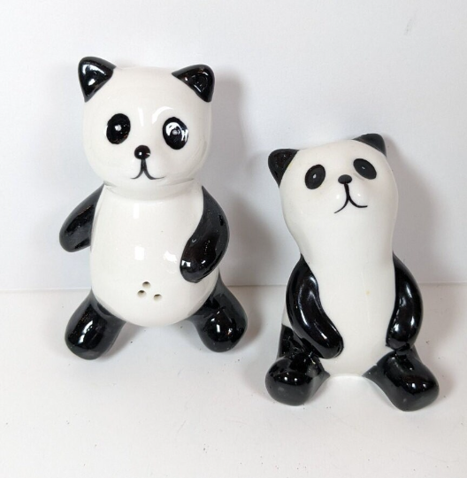 Panda Salt & Pepper Set, Panda Salt and Pepper Shakers