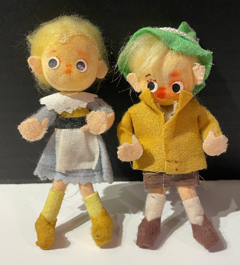 Vintage Felt Dolls