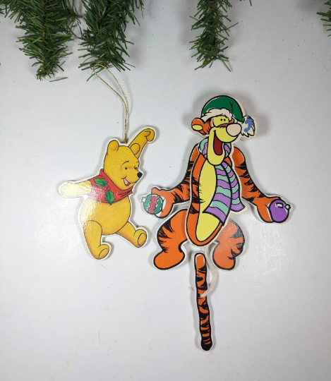 Winnie the Pooh and Tigger Christmas Ornaments