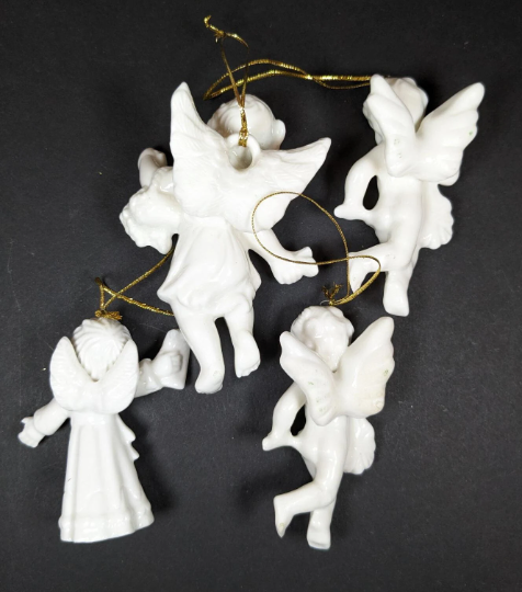 Ceramic Angel Christmas Ornaments