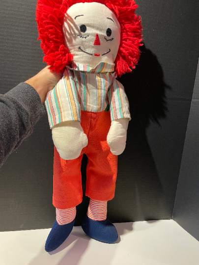 Vintage Hand Made Raggedy Andy Doll