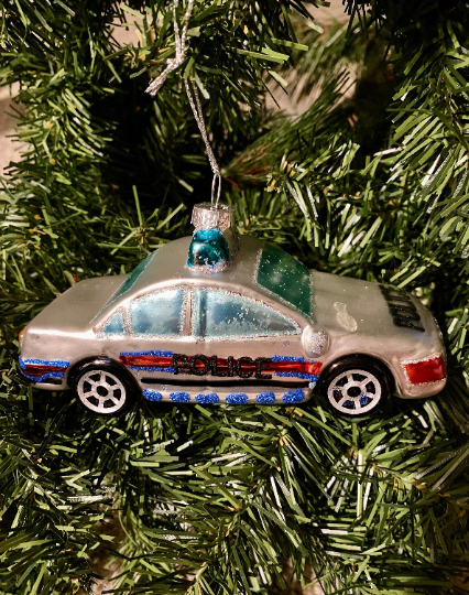 Police Car Christmas Ornament