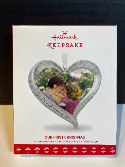 Hallmark 'Our First Christmas' Heart Frame Christmas Ornament