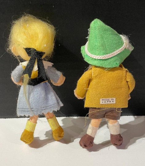 Vintage Felt Dolls