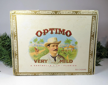 Vintage Optimo Admirals Cigar Box