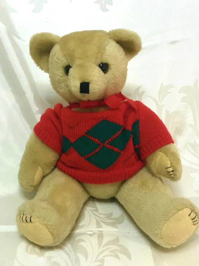 Vintage 16 Wool Teddy Bear Shanghai Doll Factory