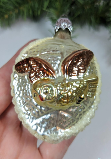 Inge Glas Flying Owl Retired Old World Christmas Ornament