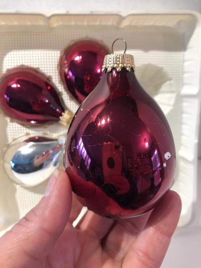 Vintage Krebs Teardrop Christmas Ornaments – Petal Pushers Nursery