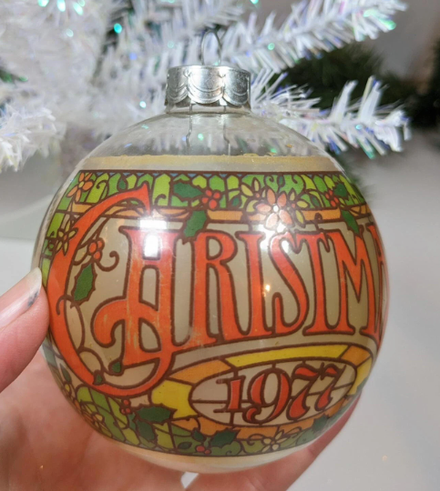 Vintage Hallmark 1977 Love Christmas Ornament