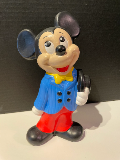 Vintage Disney Hand Painted Ceramic Mickey Mouse