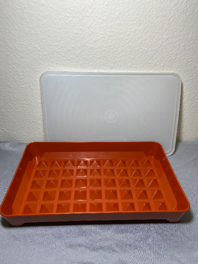 Vintage Tupperware Paprika Meat Keeper Containers