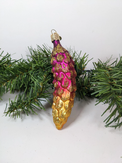 Glistening Pinecone Old World Christmas Ornament