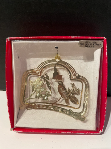 Vintage Idaho Nations Treasures Christmas Ornament