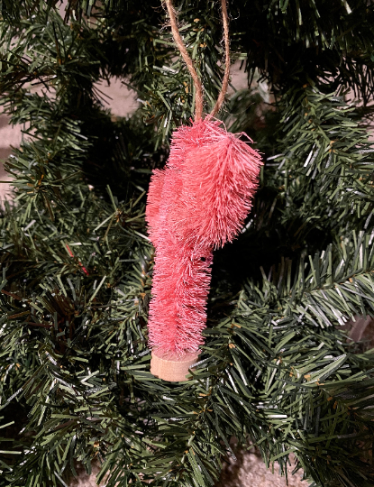 Pink Cactus Christmas Ornament