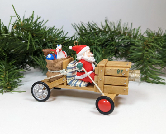 The Claus-Mobile 'Here Comes Santa' Christmas Ornament