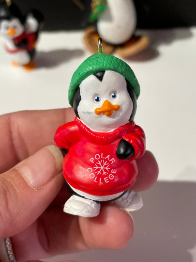 Vintage Hallmark Penguin Christmas Ornaments