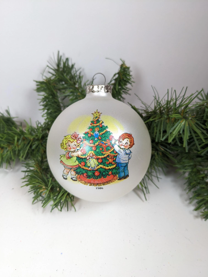 Vintage 1986 Campbells Soup Kids Christmas Ornament