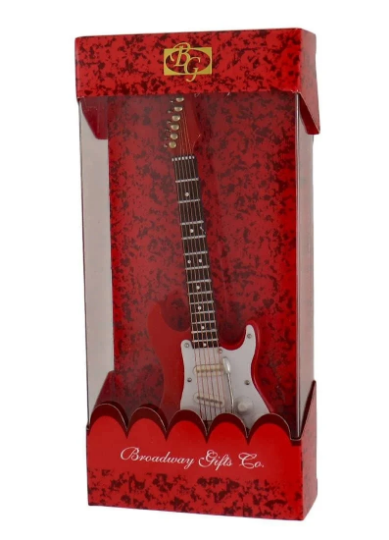 Red Electric Guitar - Broadway Gifts Co. Ornament