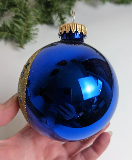 Police Badge Christmas Ornament