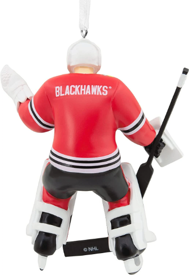 Chicago Blackhawks Goalie - Hallmark Keepsake Ornament 2022