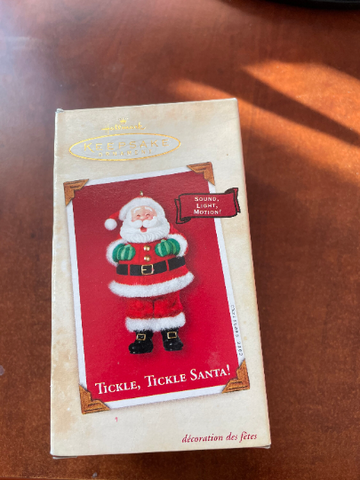 Tickle, Tickle Santa - Hallmark Keepsake Ornament 2002