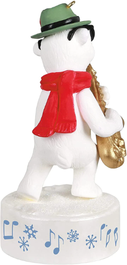 Musical Stylin' Saxophone Bear - Hallmark Keepsake Ornament 2021