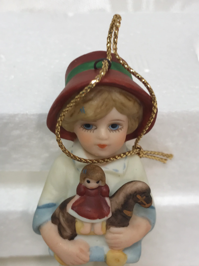 Vintage Jan Hagara Christmas Ornament - Jody