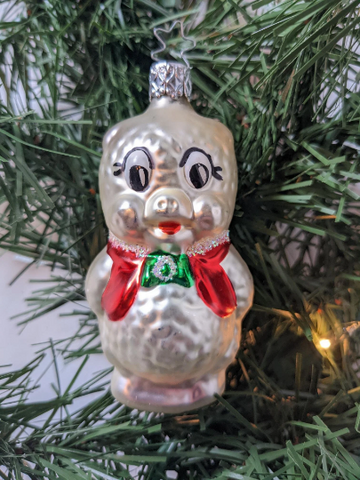 Porky Pig Retired Old World Christmas Inge Glas Ornament