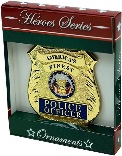 Police Officer Badge - Heroes Series Ornament