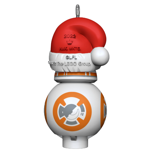 Lego BB-8 with a Santa Hat - Hallmark Keepsake Ornament 2022