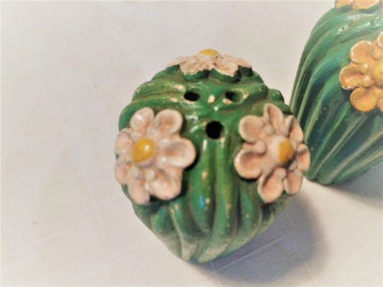 Vintage Cactus Salt and Pepper Shakers