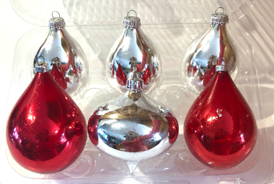 Vintage Krebs Christmas Ornaments