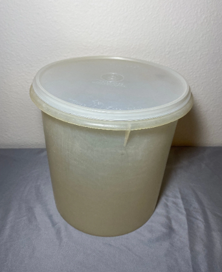 Vintage Tupperware Large Round Container with Lid