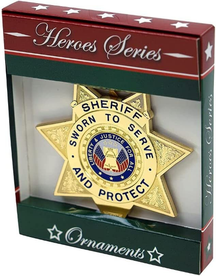 Sheriff Badge - Heroes Series Ornament