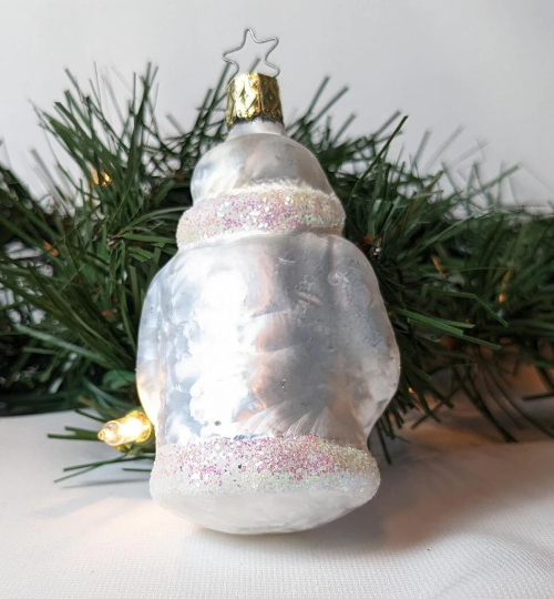 Santa Claus with Tree Retired Old World Christmas Inge Glas Ornament