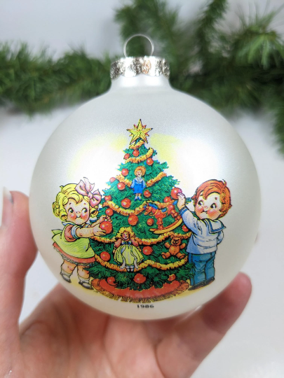 Vintage 1986 Campbells Soup Kids Christmas Ornament