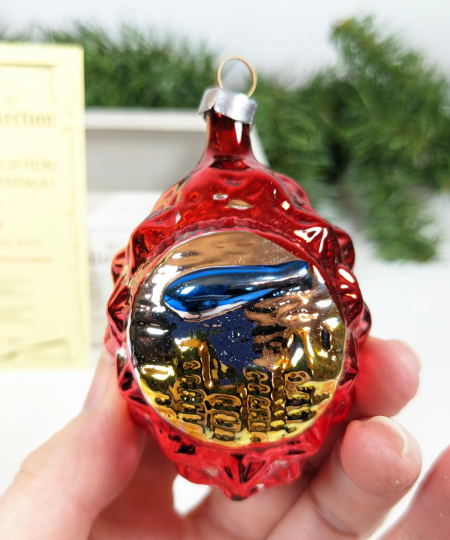 Inge Glas Hindenburg Over City 1984 Christmas Old World Christmas Ornament