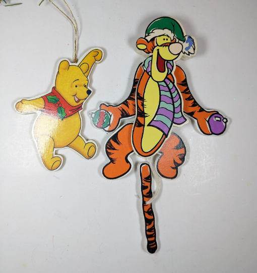 Winnie the Pooh and Tigger Christmas Ornaments