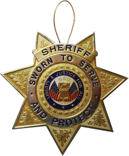 Sheriff Badge - Heroes Series Ornament