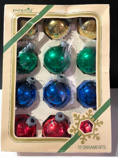 Vintage Rauch Christmas Ornaments