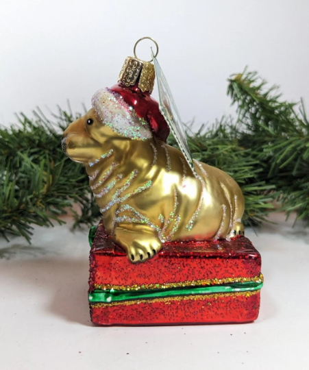 Holiday Walrus Old World Christmas Ornament