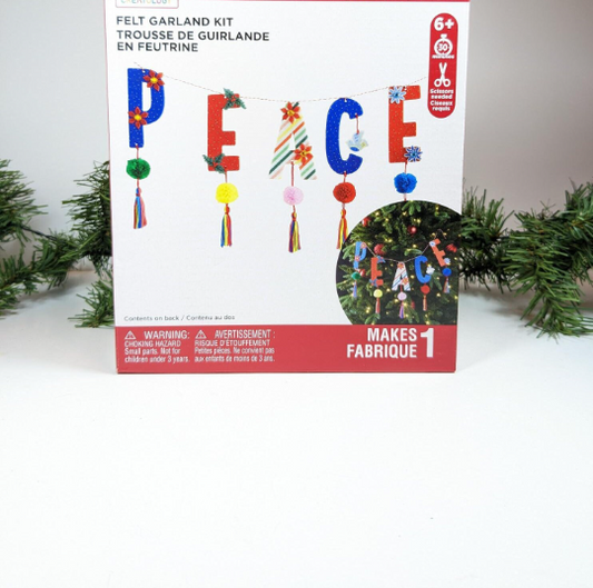 Felt Garland 'Peace' Craft Kit